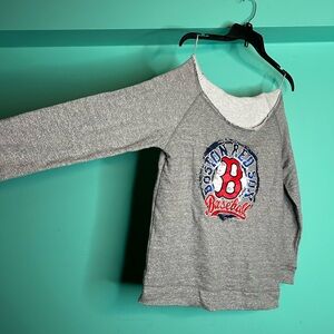 5th & Ocean Gray Boston Red Sox Kids Sweatshirt